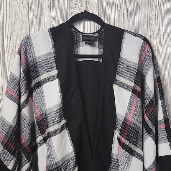 Steve Madden Pashmina Wrap Shaw Plaid Womens One Size Fits Most - Picture 2 of 8